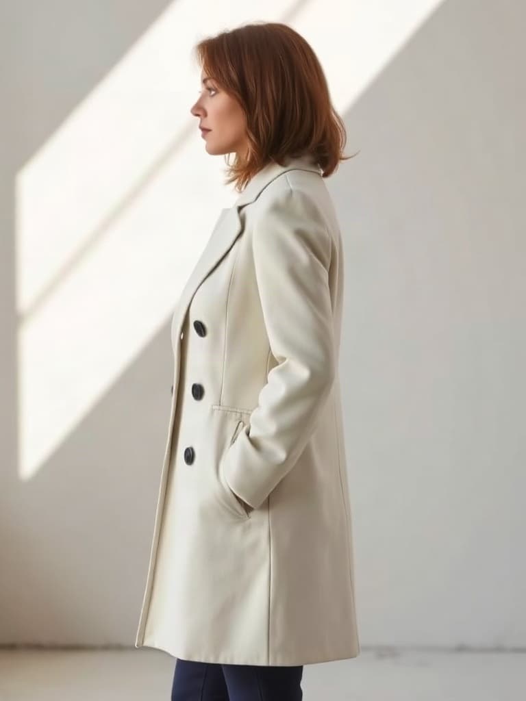 Tailored Wool Coat — image 1
